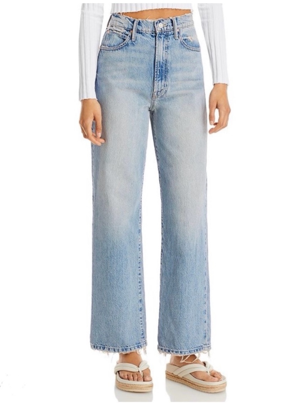 MOTHER SUPERIOR Jeans High Waisted Tunnel Vision Sneak The Other Side Size 26 - Picture 8 of 14